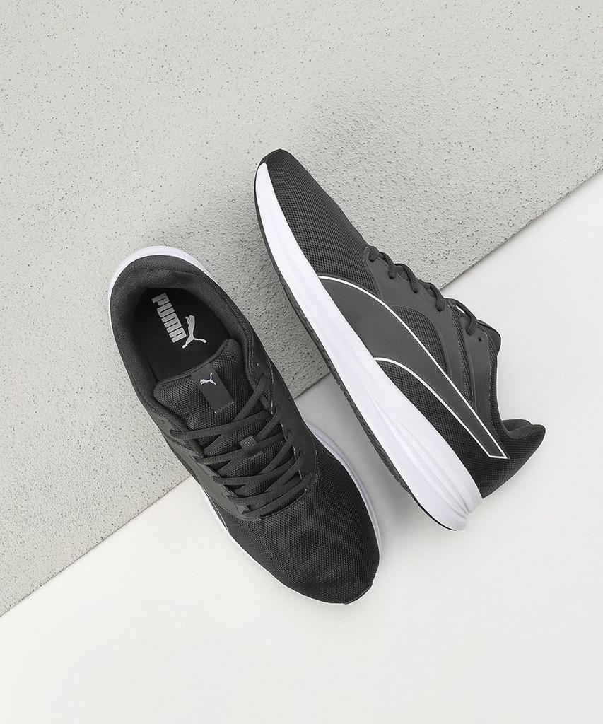 Puma Transport Running Training Size Unisex 2024 Puma White Size Cm Sneakers, 377028, Adult, Spring/Summer Colors, Black/Puma (01), 27.5