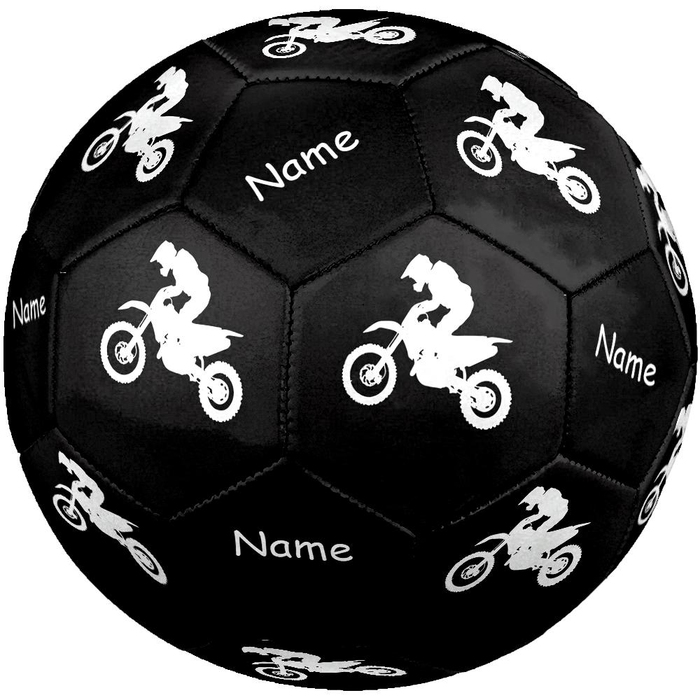 Custom Name Off Road Motorcycles Theme Size 5 Soccer Ball, Suitable for Both Indoor and Outdoor Matches, a Gift Suitable for Everyone.