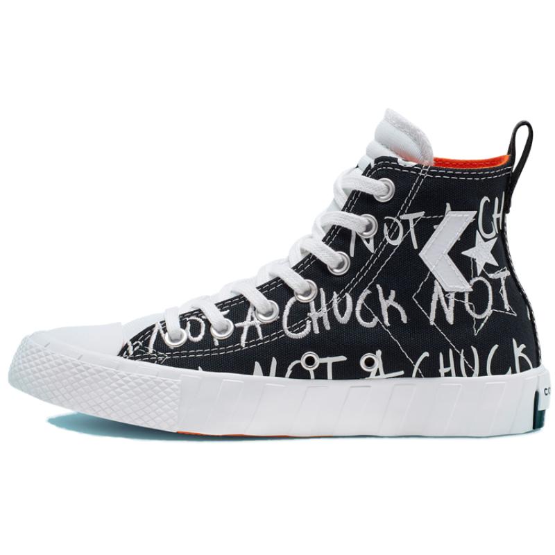 

Converse UNT1TL3D Hi Not a Chuck High-Top Canvas Shoes Unisex Black 37