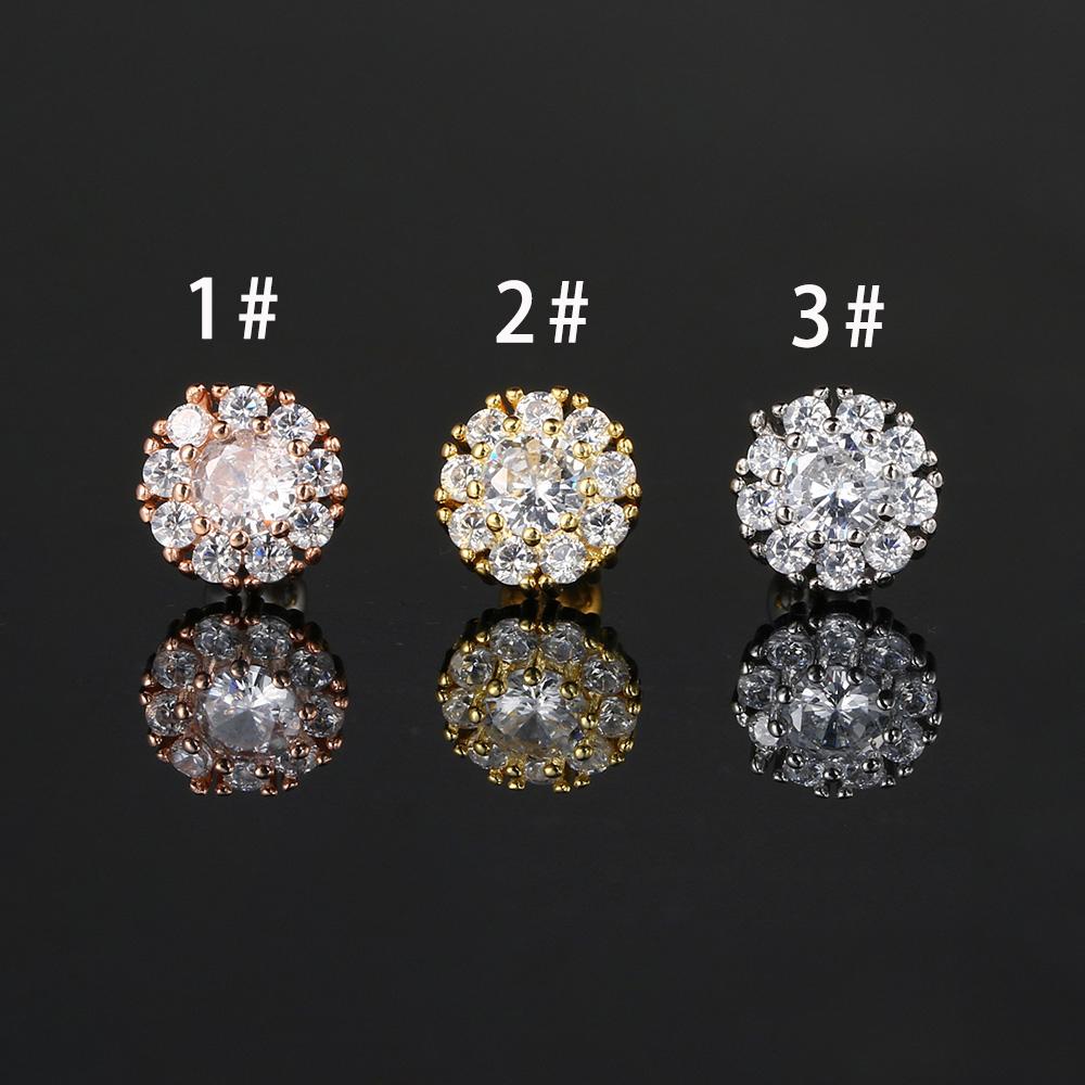1ks Piercing do chrupavky Náušnice pro ženy Mini Zirkonový Květ Móda Piercing Helix Tragus Ušní Doplňky Šperky na tělo Dárek
