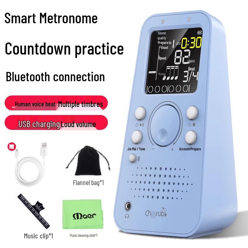 Little Angel WSM-289 Piyano, Gitar, Guzheng ve Davul Ritimleri için Çok Fonksiyonlu Elektronik Metronom.