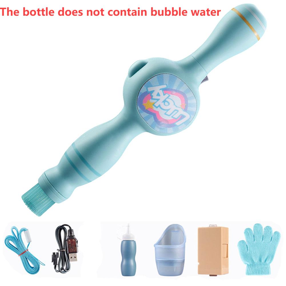 1Set Smoke Bubble Machine Elastic Bubble Fog Wand with Magic Smoke Effect Portable Bubble Blower for Outdoor Fun Parties