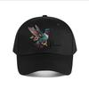 Hummingbird Mom Floral Cotton Baseball Cap Baseball Cap Fashion Unisex Sunhat Womens Outdoor Sports Snapback Cap