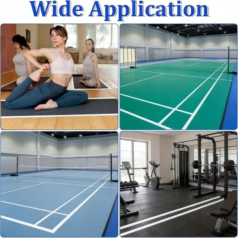 Waterproof Polypropylene Field Marking Tape for Safe Slip Resistant Sports Zones M4YD