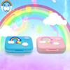 Silicone Rainbow Cloud Tooth Storage Box for Baby's Lost Teeth – Medium Size Keepsake