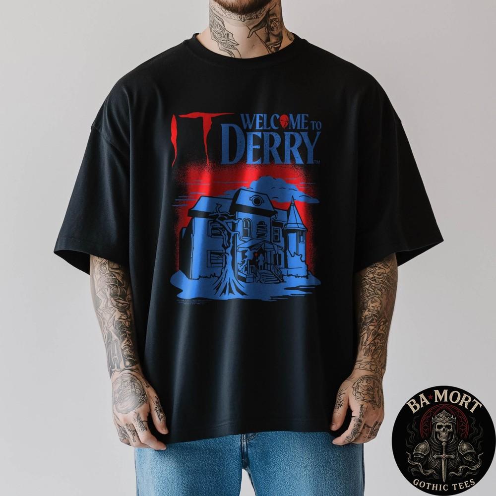 Haunted House With Logo Horror Tv Show TShirt Unisex T-Shirt M