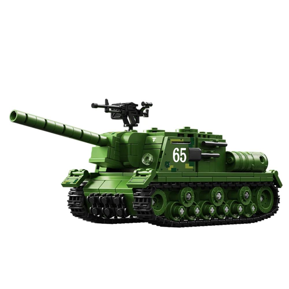 Military MOC Army Main Battle Tank Armored Vehicle Fighter Soldiers Figures Building Blocks Bricks Set Toys