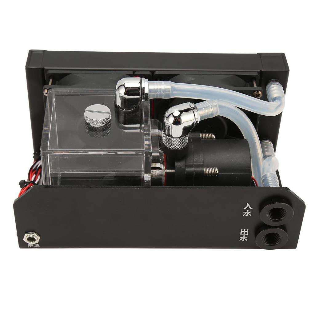 Water Cooling Pump 12V 10W 300ML Water Tank 80mm 4000RPM Fan Water Cooling Tank for Industry