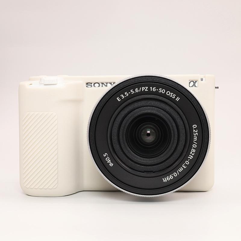 

Захисний чохол для камери Sony ZVE-10M2, Силіконовий захисний чохол для ZVE-10M2, Сумка з м якою оболонкою слонова кістка