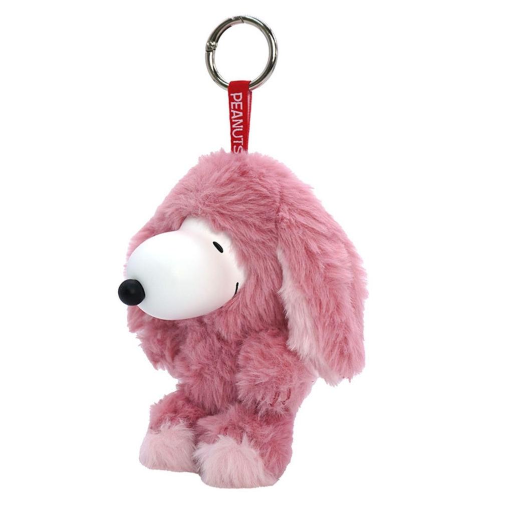 Nakajima Corporation Snoopy Fluffy Hooded Lop-Eared Bunny Fine Face Mini Pink Approx. W120 X D110 X H130mm 228703-26