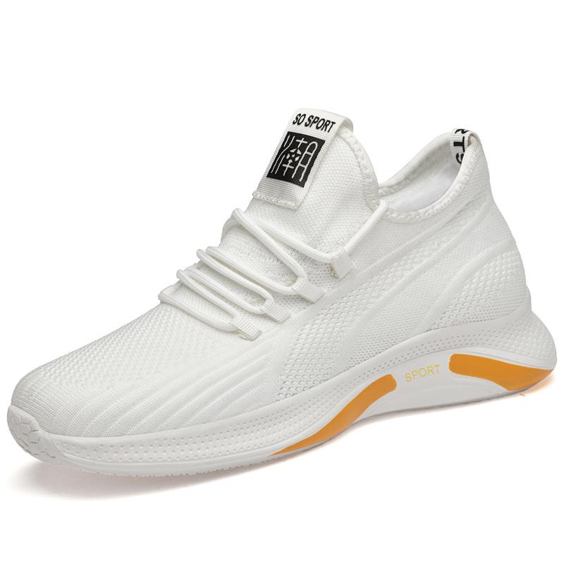 Newstyle platform men's shoes with 8cm height. Korean version. Breathable casual shoes.6-piece invisible height-increasing shoes