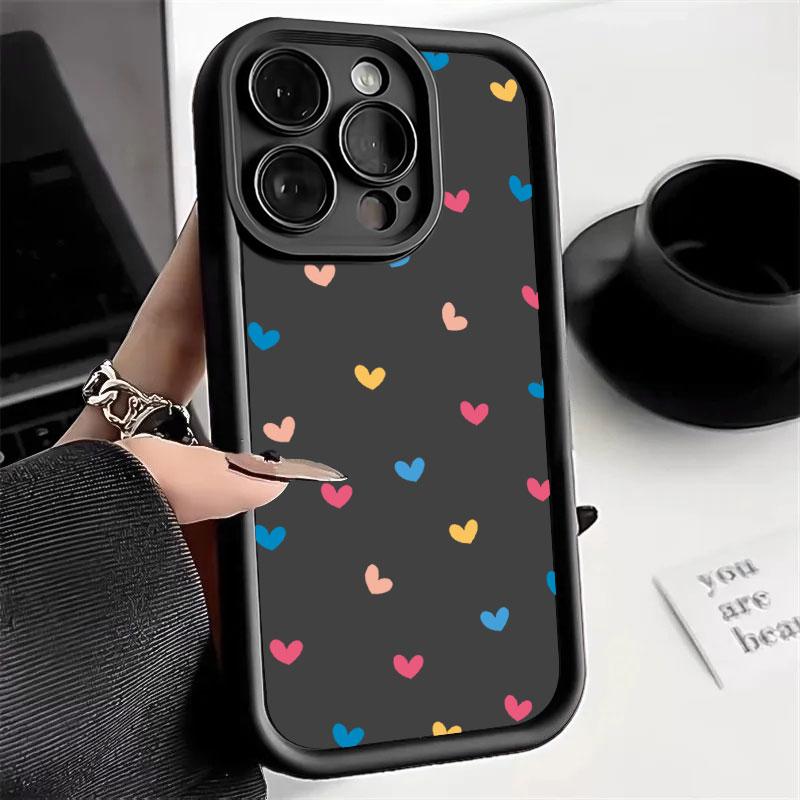 For Infinix Hot 50 Pro Plus 40 Pro Hot 50i 40i 30i 30 Play Case Trendy Love Heart Soft Silicone Shockproof Phone Case Cover