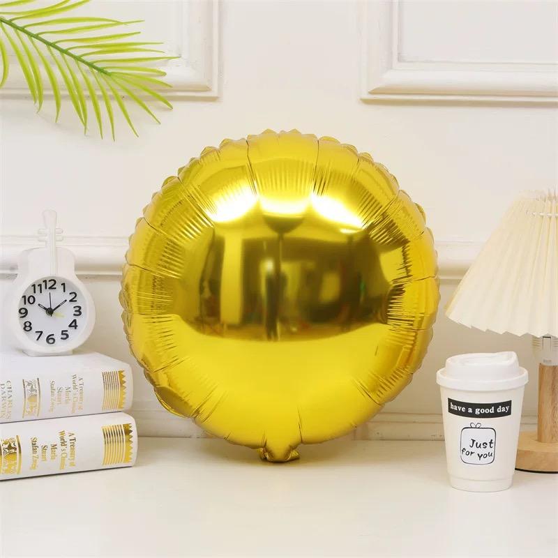 Thick 18-Inch Round-Shaped Balloons with Offset Printed Multi-Color Options for Wedding Birthday Decor Valentine's Day Decor