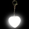 Heart Shape Keychain Night Light Touch Sensing LED Lamp Portable Bag Purse Accessories Birthday Present Camping
