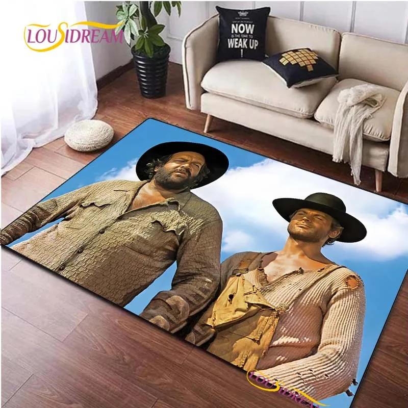 Tapis Bud Spencer & Terence Hill Salon Chambre à coucher Tapis de Yoga Table Porte Cuisine Tapis de Sol Antidérapants Accessoires de Photographie Alfombra