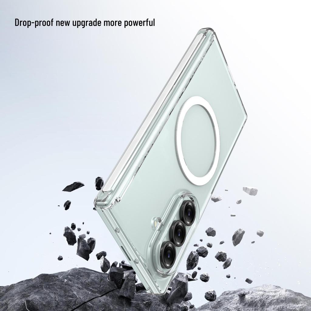 Samsung Z Fold 7 Ultra-Thin Minimalist Phone Case with Magnetic Wireless Charging