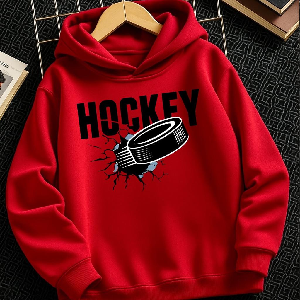Autumn/Winter Fashionable Casual Sweatshirt for Boys, Trendy Print Outdoor Style, Christmas Gift for Children