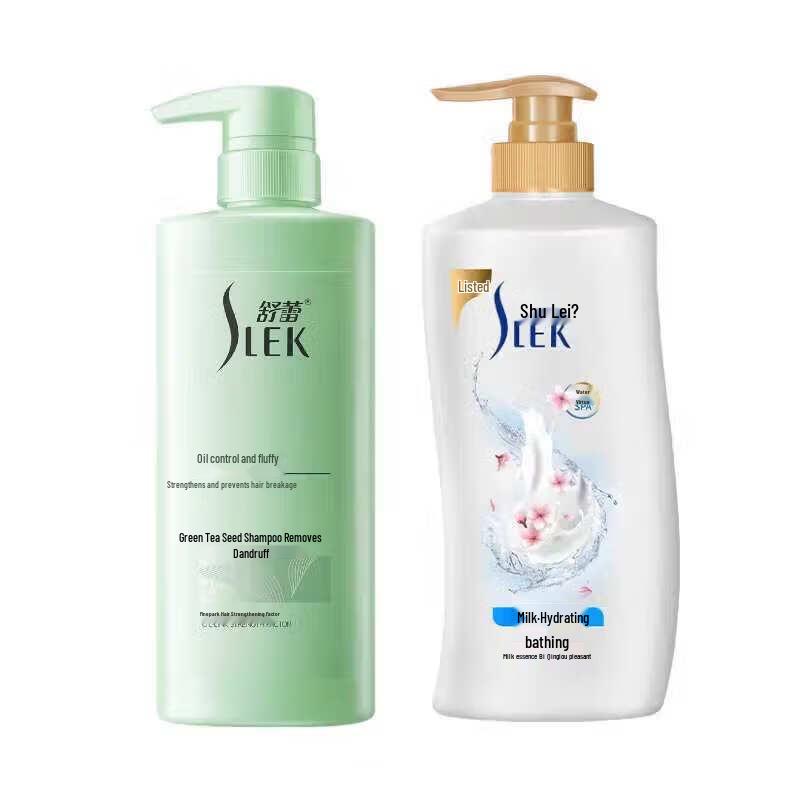 Sulei Milk Shower Gel & Green Tea Shampoo Set