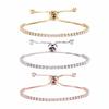 Adjustable Multicolor CZ Bracelet Glitter String Claw Chain Bracelet  Women's Jewelry