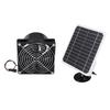 6.5 Inch Solar Powered Exhaust Fan 50W 12V ABS Monocrystalline Silicon Solar Panel Ventilation Fan