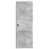 Wall Mounted Cabinet Concrete Grey 33 x 34.5 x 90 cm Particleboard