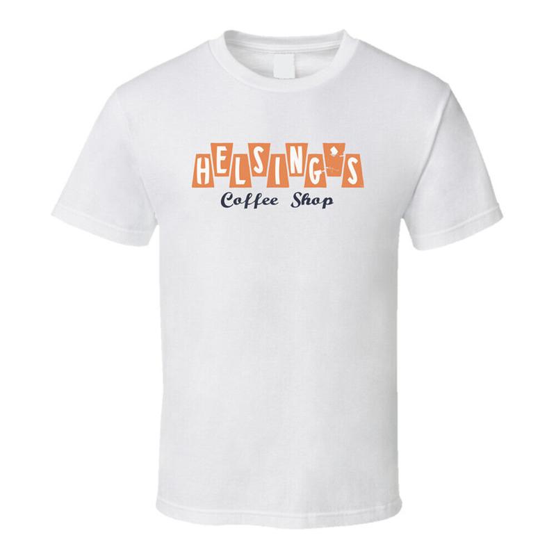 

Helsing s Coffee Shop T Shirt 5XL різнокольоровий