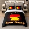Germany National Football Team Design Bedding Set Custom Text 1 Duvet Cover & 2 Pillow Cases