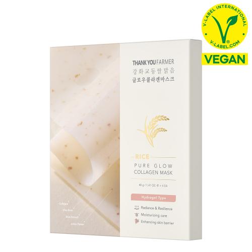 

Thank You Farmer Ganghwa Gyodong Rice Clear Glow Collagen Mask (4 Sheets) FREE
