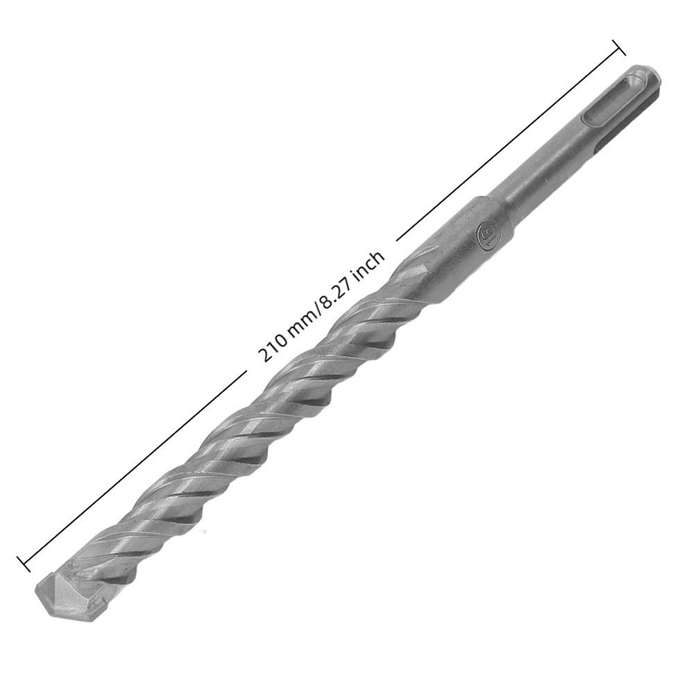 5pcs Carbide Tip Carbide Tipped Masonry Bits 2 Flute Spiral SDS Plus Hammer Bits For Concrete