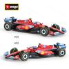 Bburago 1:43 Ferrari SF24 2024 Miami GP F1 Formula Racing Car Static Simulation Diecast Alloy Model Car Acrylic Box