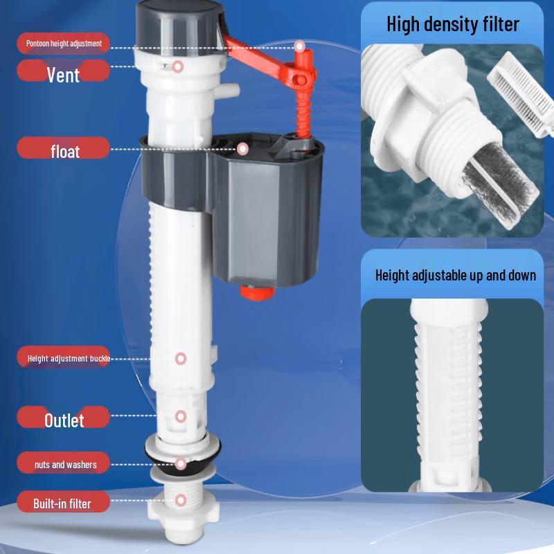 You Shu Toilet Drain & Fill Valve Set
