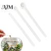 Fish Tank Food Dispenser 3Pcs/Set Scoops, Mini Measuring Spoons, 0.02 0.1 0.25 Tiny Aquarium Feeding Tool Little Plastic Scoops for