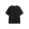 Li-Ning Cool Tea Quick-Dry Sports T-Shirt With Letter Print Crew Neck Pullover Casual Short Sleeve Drop Shoulder Men Tops Black AHSU671-1