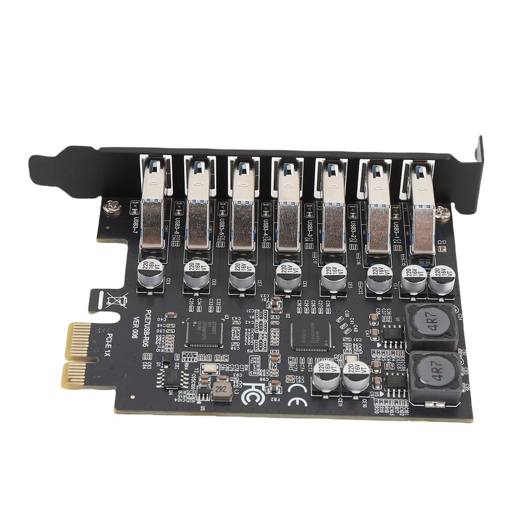 USB3.2 GEN1 5Gbps PCIe Expansion Card for Windows 10 11 7 Ports High Speed Expansion Card Plug and Play