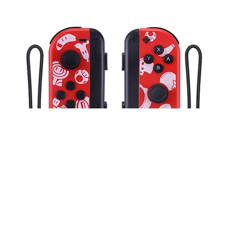 NS Switch JoyCon Bluetooth Controller with Left/Right Handles, Remote Wake-Up, and Hand Strap