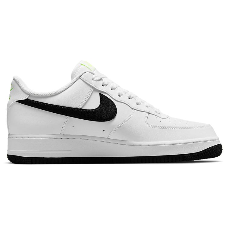 Nike Air Force 1 Low Just Do It - White Volt Men Sneakers Black DJ6878-100