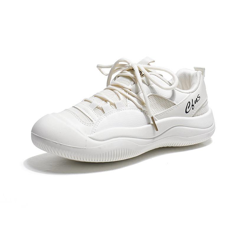 Summer new canvas shoes female students in breathable casual shoes street white shoes