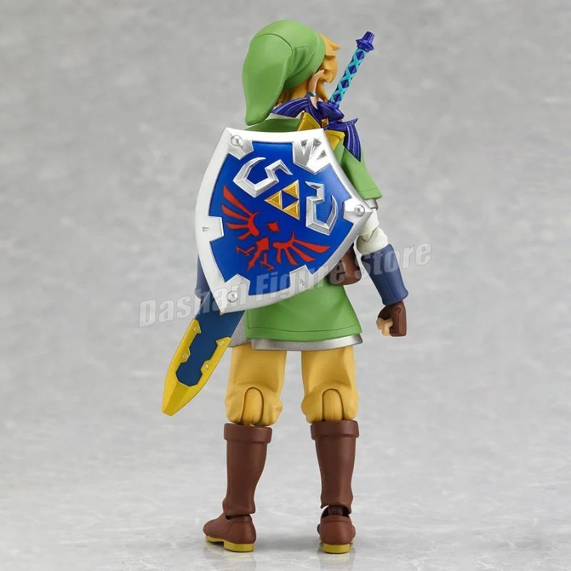 The Legend of Zelda Skyward Sword Figures Figma 153 Link Action Figure PVC Collection Model 14cm Anime Ornaments Figurine Toys