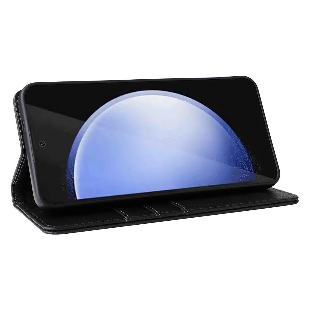 For Samsung Galaxy S25 FE Case RFID Blocking PU Leather Phone Wallet Cover