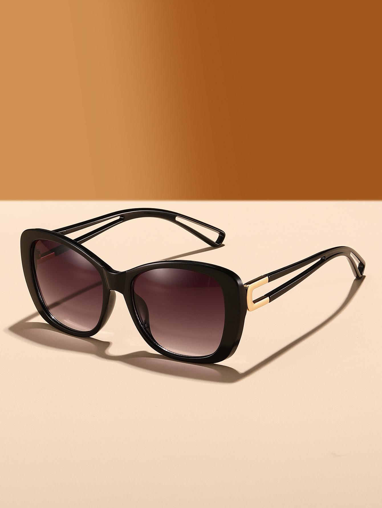 

1Pc Light Luxury Style Cat-Eye Sunglasses for Women, Face-Flattering, Uv Protection, for Vacation and Daily Outings