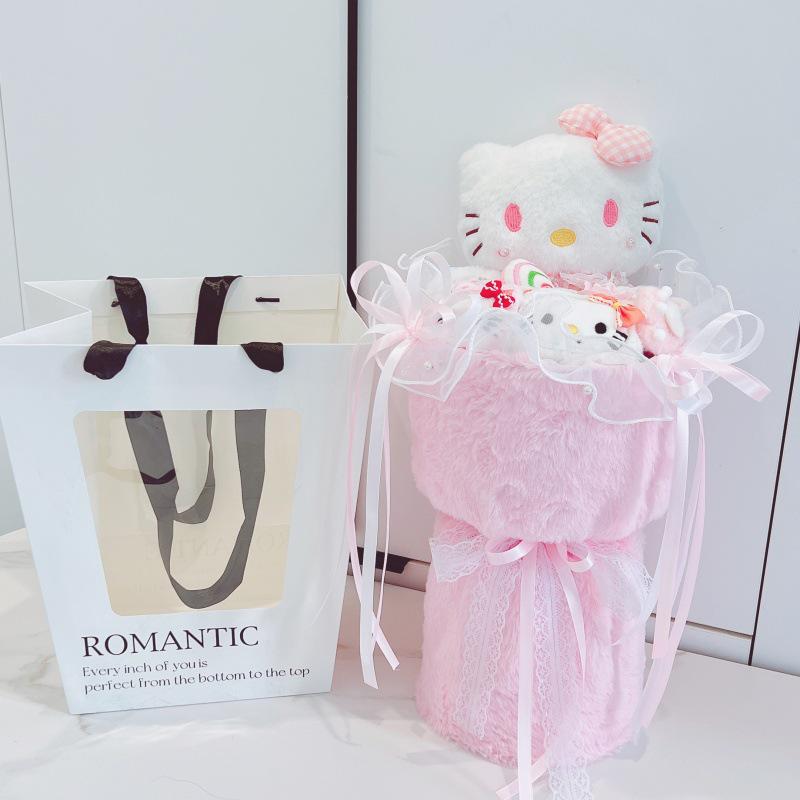 

Плюшевий букет Hello Kitty: Ідеальний подарунок на Різдво, День святого Валентина або День народження 46x23x18cm