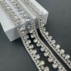 Multi-color Crystal Diamond Strips DIY Diamond Chain  Dress Skirt Clothing Accessories