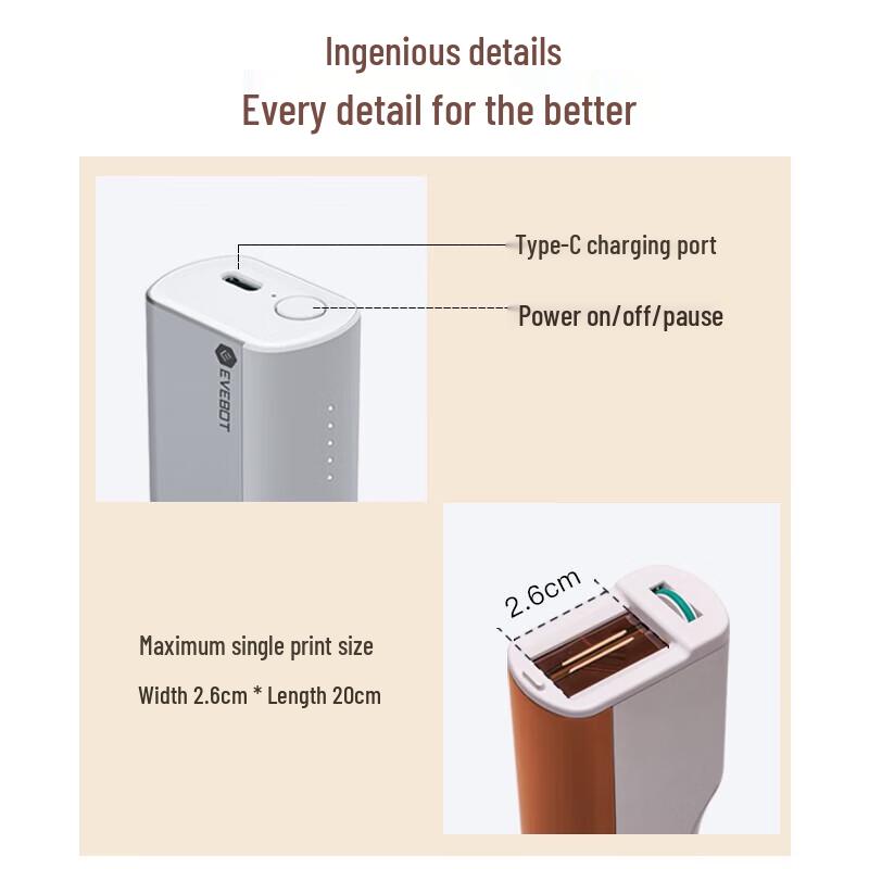 Yiwa Handheld Edible Ink Food Printer