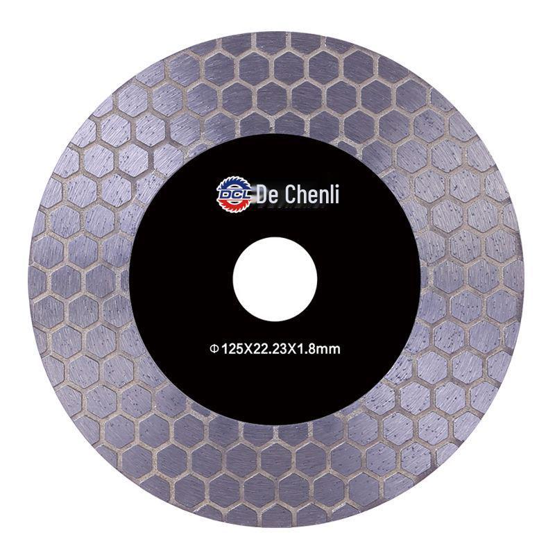 Dual-Use Football-Shaped Diamond Saw Blade for Cutting & Grinding Stone and Ceramic Tiles