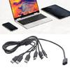 Y Shaped USB C Power Splitter Cable 5V 3A Charging Cord Simultaneous Multi Charging Solution For Travel Home Office