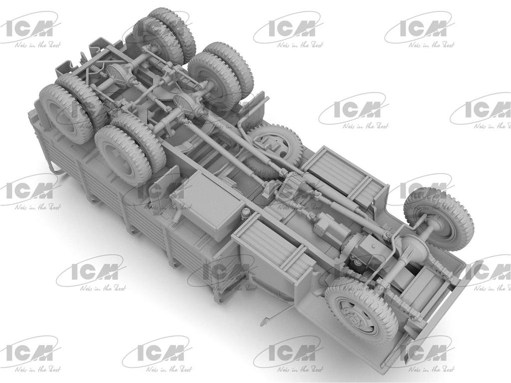 ICM American Studebaker Military Truck Plastic Model 35490 1/35 US6-U3