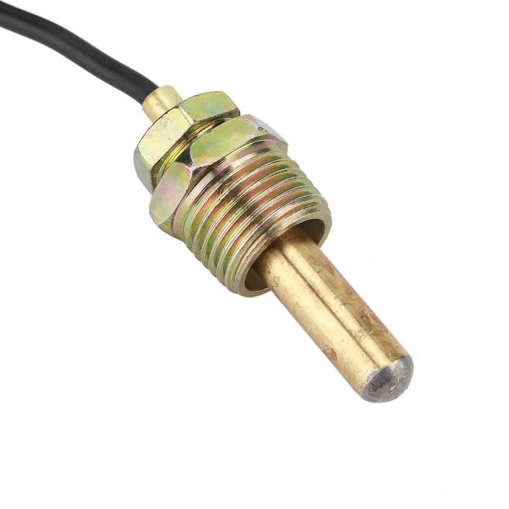 Kovové auto 52 mm Mechanický měřič teploty vody 38104 Celsia 12 V žluté světlo