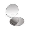 Double-Sided Folding Makeup Mirror: Portable, Stainless Steel, Drop-Resistant, Standable