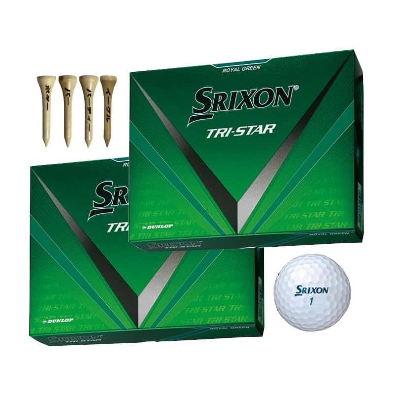 

[ 2 dozen + bonus ] golf ball TRI STAR try star 2024 model (2 dozen_royal green)