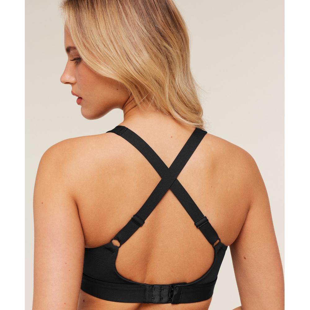 Gymshark High Support Ruched Sports Bra Gs Black B5c4q Bb2j